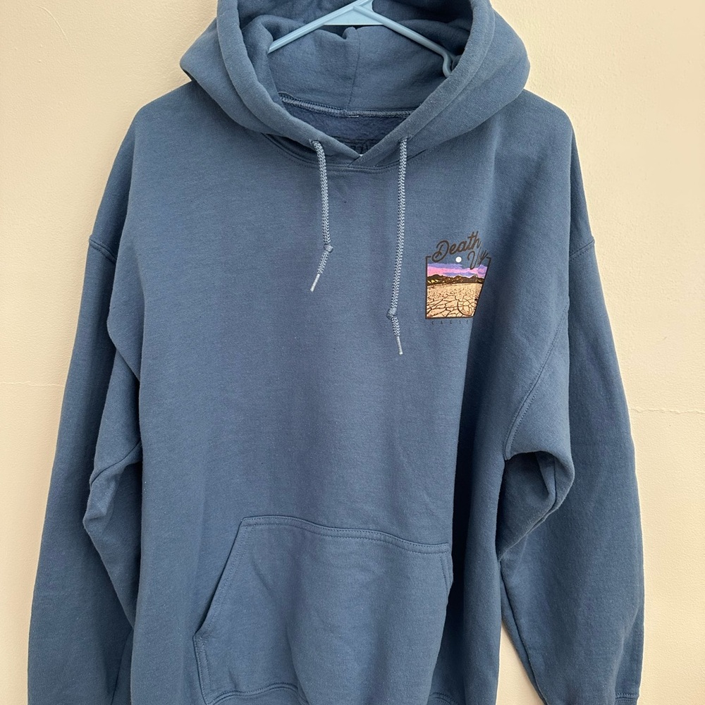 Men's Slate Blue Desert Patch Pullover Hoodie
